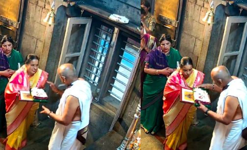 ಕಾಫಿನಾಡಲ್ಲಿ ಸಿಎಂ ದಂಪತಿ: ಪತ್ನಿಯಿಂದ ಟೆಂಪಲ್ ರನ್!