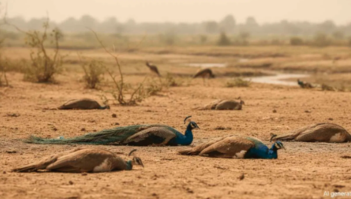 ತುಮಕೂರಿನಲ್ಲಿ 35 ನವಿಲುಗಳ ಸಾವು: ಬಿಸಿಲಿನ ಪರಿಣಾಮವೋ ಅಥವಾ ಹಕ್ಕಿ ಜ್ವರವೋ?
