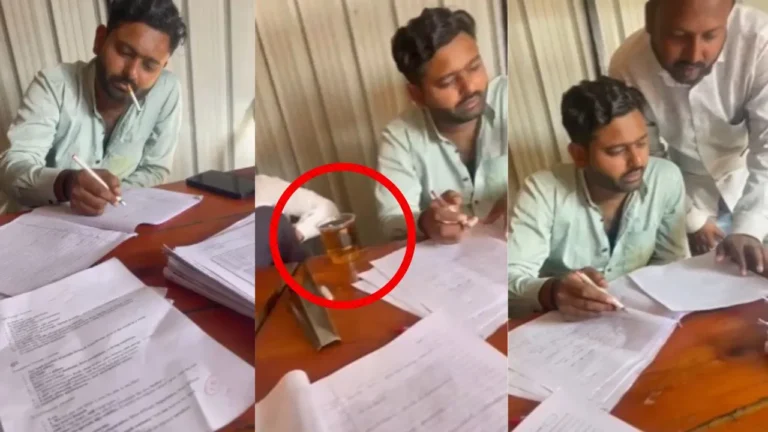 ಮದ್ಯಪಾನ ಮಧ್ಯೆ ಉತ್ತರ ಪತ್ರಿಕೆ ಮೌಲ್ಯಮಾಪನ: ಲಾತೂರ್ ಶಿಕ್ಷಕನ ವಿರುದ್ಧ ಆಕ್ರೋಶ!