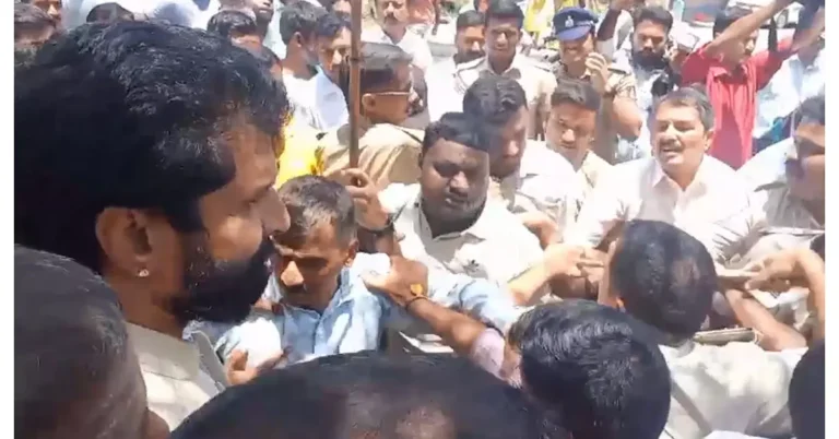 ರಸ್ತೆ ಪರಿಶೀಲನೆಗೆ ಬಂದ ಸಿ.ಟಿ.ರವಿ ವಿರುದ್ಧ ಘೇರಾವ್: ಚಿಕ್ಕಮಗಳೂರಲ್ಲಿ ಹೈಡ್ರಾಮಾ