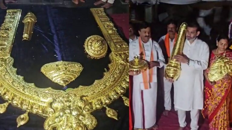 2.50 ಕೋಟಿ ಚಿನ್ನವಲ್ಲ, ಗೋಲ್ಡ್ ಪ್ಲೇಟೆಡ್: ಅಂಜನಾದ್ರಿ ದೇಣಿಗೆ ವಿವಾದಕ್ಕೆ ಹೊಸ ತಿರುವು
