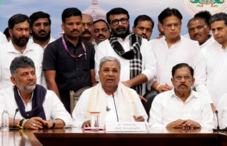 ಹೈಕಮಾಂಡ್ ಸೂಚನೆಯಂತೆ ಸಿಎಂ ಸ್ಥಾನಕ್ಕೆ ರಾಜೀನಾಮೆ ನೀಡಿದ್ದೇನೆ: ಸಿದ್ದರಾಮಯ್ಯ ಸ್ಪಷ್ಟನೆ