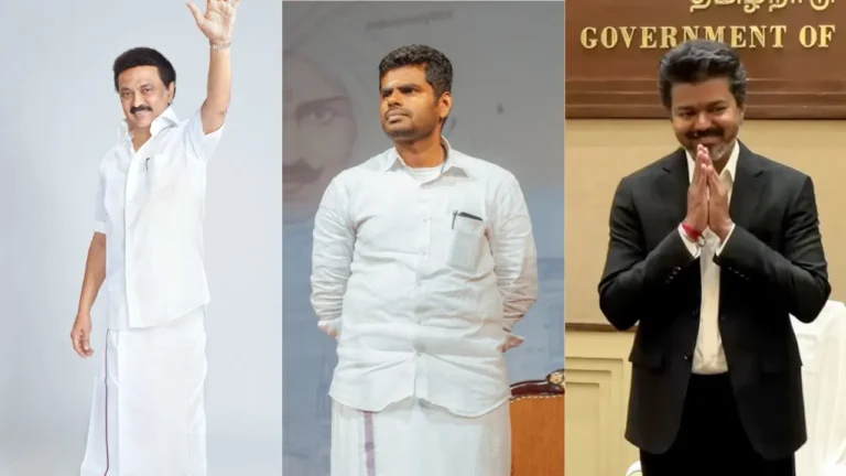 “ಪಂಚೆ ರಾಜಕೀಯದಿಂದ ಸೂಟ್ ರಾಜಕೀಯದವರೆಗೆ”: ವ್ಯಂಗ್ಯವಾಡಿದ ಅಣ್ಣಾಮಲೈ