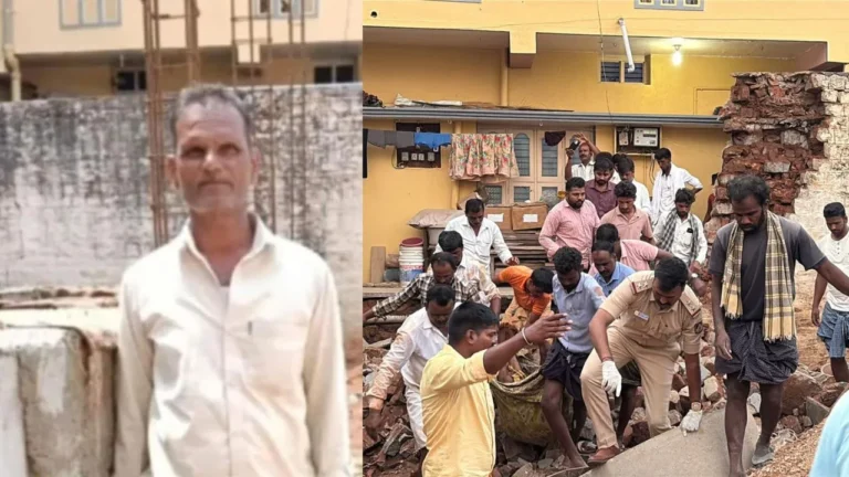 ಕೂಡ್ಲಿಗಿಯಲ್ಲಿ ಮನಕಲಕುವ ದುರಂತ: ಗೋಡೆ ಕುಸಿದು ಮನೆ ಮಾಲೀಕ ಸಾವು