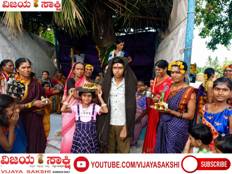 ಮಳೆಯ ನಿರೀಕ್ಷೆಯಲ್ಲಿ ಗುರ್ಜಿ ಪೂಜೆ: ಅಬ್ಬಿಗೇರಿಯಲ್ಲಿ ಜೀವಂತವಾದ ಜನಪದ ಸಂಪ್ರದಾಯ
