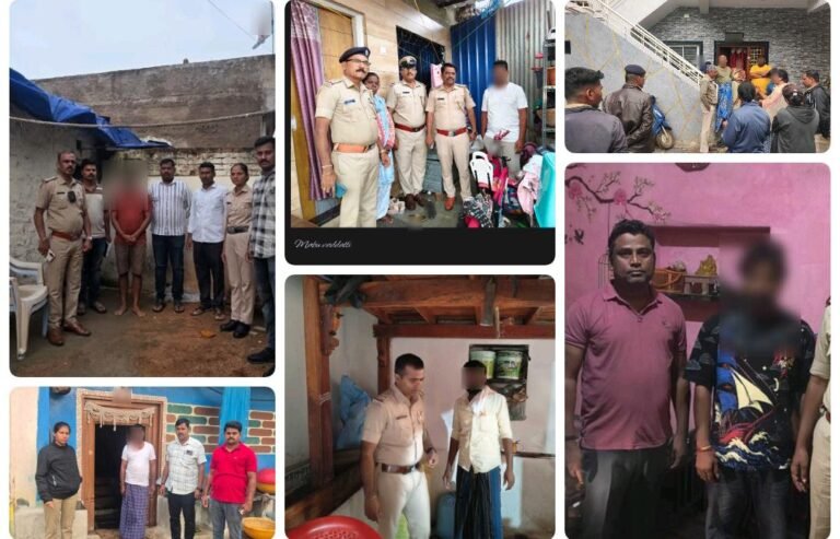 ಗದಗ| ರೌಡಿಶೀಟರ್‌ಗಳ ಮನೆಗಳ ಮೇಲೆ ಪೊಲೀಸ್ ದಾಳಿ: 43ಜನರ ತಪಾಸಣೆ