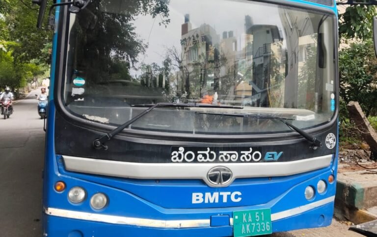 ಬಿಎಂಟಿಸಿ ಎಲೆಕ್ಟ್ರಿಕ್ ಬಸ್ ಹರಿದು ಗಾರೆ ಕಾರ್ಮಿಕ ಸಾವು!