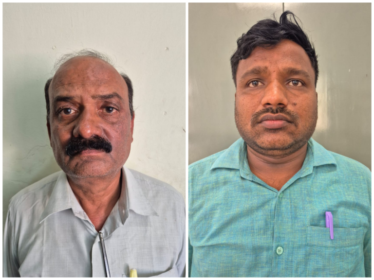 ಕೆನಾಲ್ ಬಿಲ್ ಪಾವತಿಗೆ ₹18 ಸಾವಿರ ಲಂಚ: KBJNL ಇಬ್ಬರು ಅಧಿಕಾರಿಗಳು ಲೋಕಾ ಬಲೆಗೆ