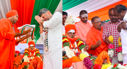 ಮುಮ್ಮಡಿ ನಿರ್ವಾಣ ಮಹಾಸ್ವಾಮಿಗಳಿಗೆ ಕಣ್ಣೀರಿನ ವಿದಾಯ; ಅಂತಿಮ ದರ್ಶನ ಪಡೆದ ಸಿಎಂ, ಕೇಂದ್ರ ಸಚಿವರು
