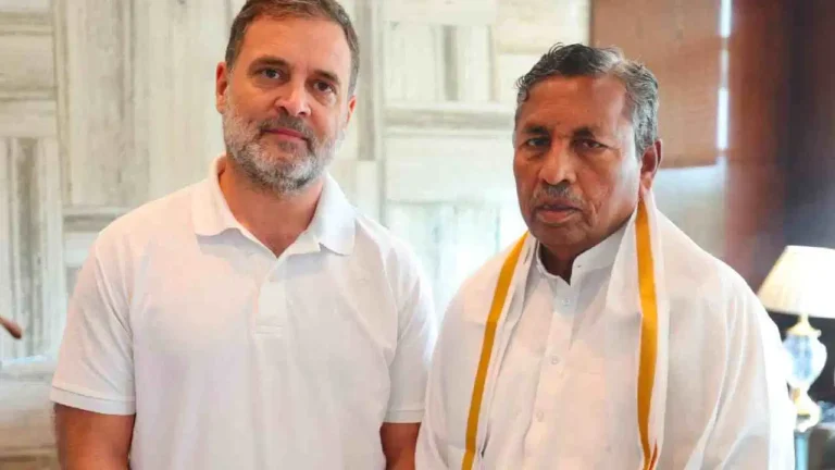 ಮುನಿಯಪ್ಪ ಸಿಟ್ಟಿಗೆ ಹೈಕಮಾಂಡ್ ಎಂಟ್ರಿ: ರಾಹುಲ್ ಭರವಸೆ ಬಳಿಕ ‘ಐ ಆ್ಯಮ್ ಹ್ಯಾಪಿ’ ಎಂದ ಸಚಿವ
