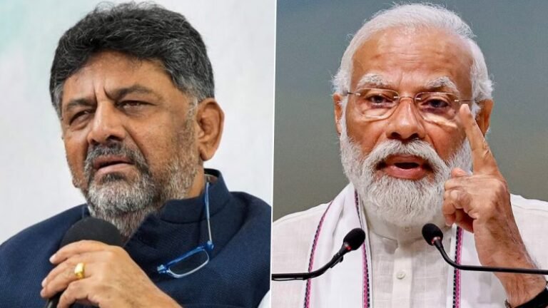 ಕರ್ನಾಟಕದಲ್ಲಿ ಬರದ ಆತಂಕ; ಕೇಂದ್ರ ತಂಡ ಕಳುಹಿಸುವಂತೆ ಪ್ರಧಾನಿ ಮೋದಿಗೆ ಸಿಎಂ ಡಿಕೆಶಿ ಪತ್ರ