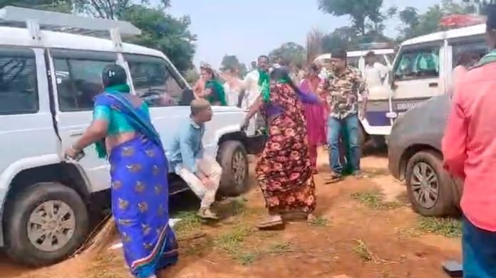 ಬಿಡದಿ ಟೌನ್‌ಶಿಪ್‌ ಯೋಜನೆ ವಿವಾದ: ಮಂಡಲಹಳ್ಳಿಯಲ್ಲಿ ಸರ್ವೆ ಸ್ಥಗಿತ, ಬಿಗಿ ಪೊಲೀಸ್ ಭದ್ರತೆ