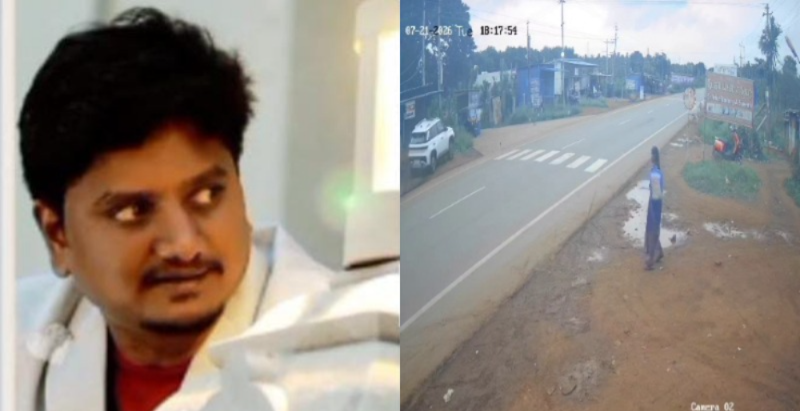 ಫುಟ್‌ಪಾತ್‌ನಲ್ಲಿ ನಿಂತಿದ್ದವರಿಗೆ ಕಾರು ಡಿಕ್ಕಿ: ಯುವಕ ಸ್ಥಳದಲ್ಲೇ ಸಾವು, ಮಹಿಳೆಗೆ ಗಾಯ!