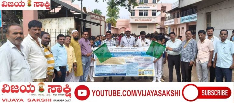 ವಿದ್ಯಾರ್ಥಿಗಳ ಜಾಗೃತಿ ಜಾಥಾ ಮೂಲಕ ಎಸ್‌ಐಆರ್ ಅರಿವು