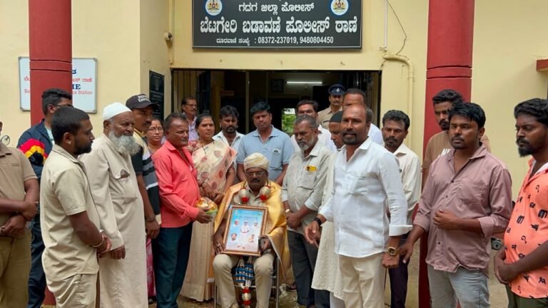 ಪಿಎಸ್‌ಐ ಮಾರುತಿ ಜೋಗದಂಡಕರಗೆ ಸನ್ಮಾನ