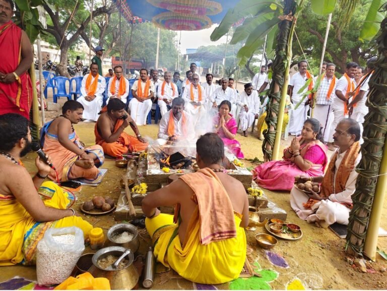 ಮಳೆಗಾಗಿ ವರ್ತಕರ ಪರ್ಜನ್ಯ ಹೋಮ