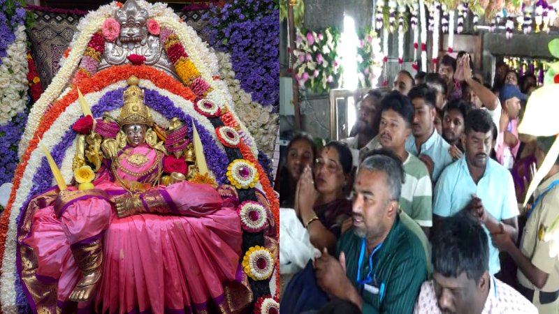 ಆಷಾಢ ಶುಕ್ರವಾರದ ಸಂಭ್ರಮ: ಲಕ್ಷ್ಮೀ ಅಲಂಕಾರದಲ್ಲಿ ಕಂಗೊಳಿಸಿದ ಮೈಸೂರಿನ ತಾಯಿ ಚಾಮುಂಡಿ!