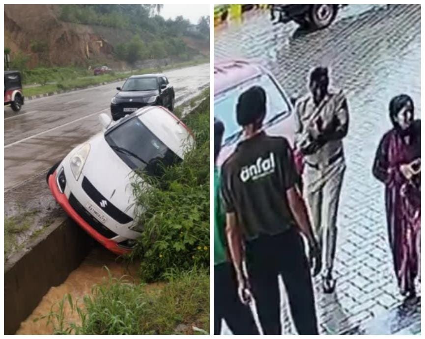 ಕ್ಷಣಾರ್ಧದಲ್ಲೇ ರಕ್ಷಣಾ ಕಾರ್ಯ: ಚರಂಡಿಗೆ ಉರುಳಿದ ಕಾರಿನಿಂದ ಮಗು ಎತ್ತಿಕೊಂಡು ಬಂದ ಎಸ್ಐ ವಿಡಿಯೊ ವೈರಲ್