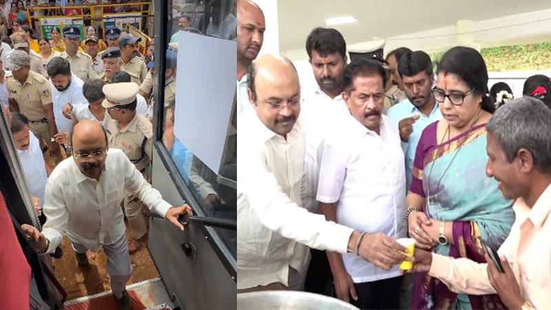 ಆಷಾಢ ಶುಕ್ರವಾರ: ಚಾಮುಂಡಿ ಬೆಟ್ಟದಲ್ಲಿ ಭಕ್ತ ಸಾಗರ; ಬಸ್‌ನಲ್ಲಿ ತೆರಳಿ ವ್ಯವಸ್ಥೆ ಪರಿಶೀಲಿಸಿದ ಯತೀಂದ್ರ ಸಿದ್ದರಾಮಯ್ಯ!