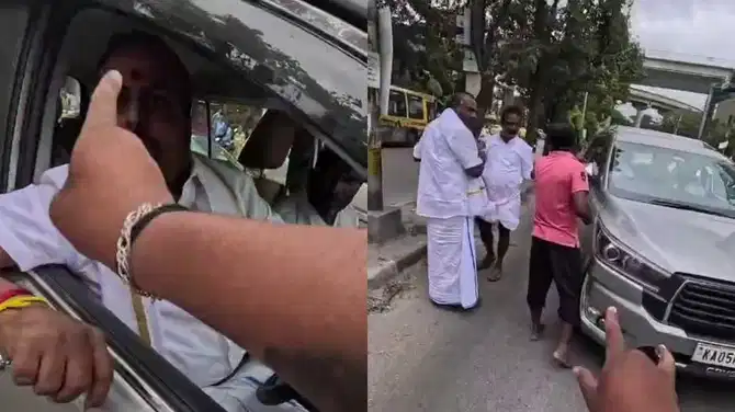 ಬನ್ನೇರುಘಟ್ಟ ರಸ್ತೆಯಲ್ಲಿ ಹೈಡ್ರಾಮಾ: ಸ್ವಿಫ್ಟ್ ಕಾರಿನ ಕೀ ಕಿತ್ತು ಓಡಿದ ಇನ್ನೋವಾ ಚಾಲಕ!