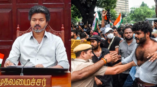 ನೀಟ್ ಪರೀಕ್ಷೆ ಸಂಪೂರ್ಣ ರದ್ದುಪಡಿಸಬೇಕು; ನಟ ವಿಜಯ್ ನೇತೃತ್ವದ ಟಿವಿಕೆ ಪಕ್ಷದ ಆಗ್ರಹ