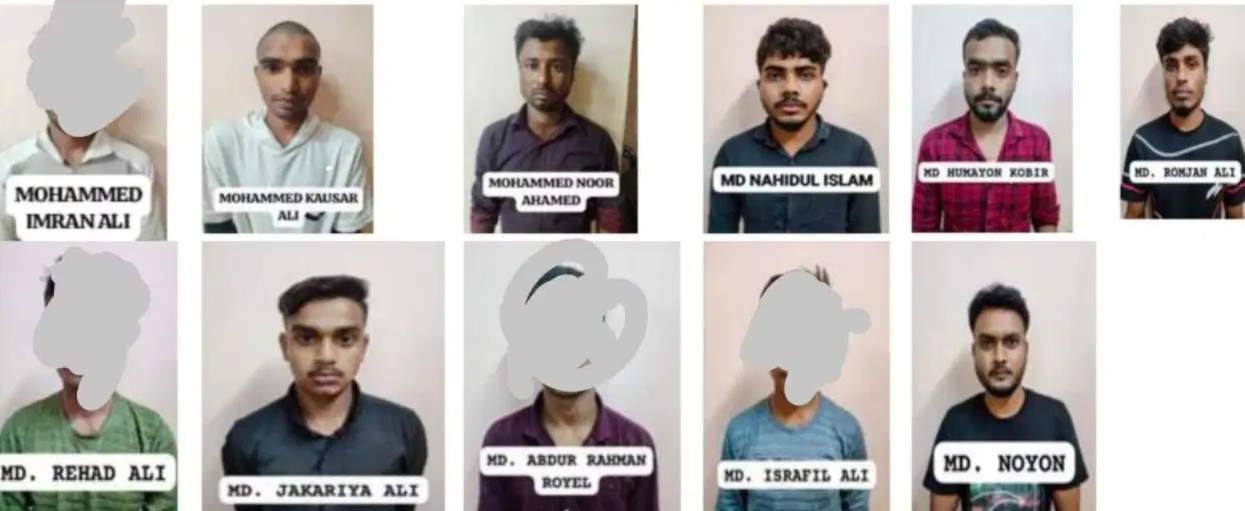 ಮಂಗಳೂರಿನಲ್ಲಿ 11 ಅಕ್ರಮ ಬಾಂಗ್ಲಾ ವಲಸಿಗರು ಪತ್ತೆ; ನಾಲ್ವರು ಅಪ್ರಾಪ್ತರು ವಶಕ್ಕೆ!