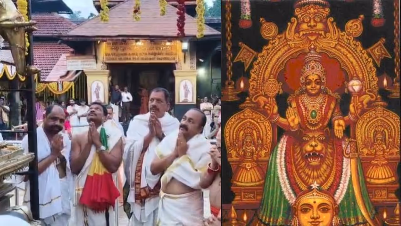 ವಿಜಯ್ ಬಳಿಕ ಕೊಲ್ಲೂರಿಗೆ ಕೇರಳ ಸಿಎಂ ಸತೀಶನ್ ಭೇಟಿ: ಮೂಕಾಂಬಿಕಾ ದರ್ಶನಕ್ಕೆ ರಾಜಕೀಯ ಮಹತ್ವ