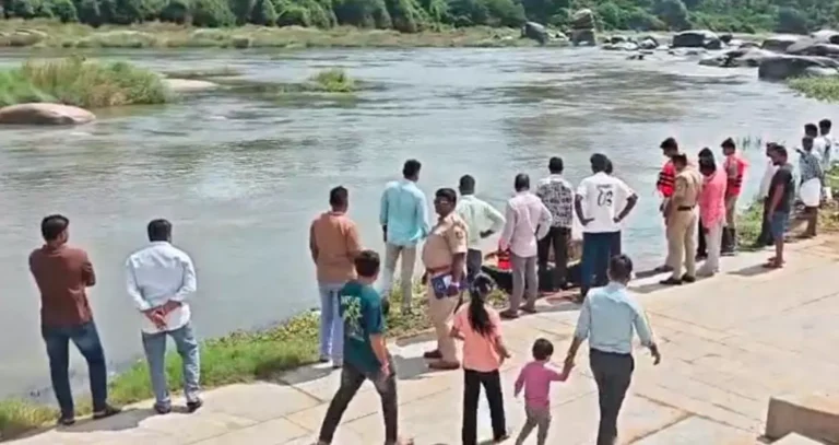 ಹಂಪಿಯಲ್ಲಿ ದುರಂತ: ತುಂಗಭದ್ರಾ ನದಿಗೆ ಜಾರಿ ಬಿದ್ದು ತಾಯಿ–ಮಗಳು ನಾಪತ್ತೆ