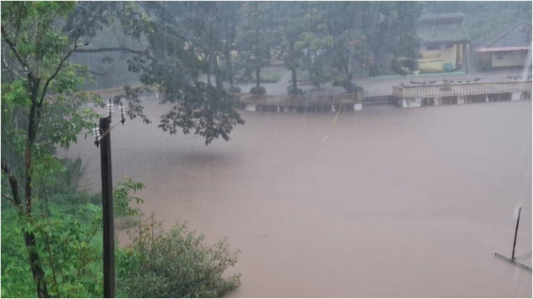 Kodagu Rain: ಕಾವೇರಿ ತವರು ಕೊಡಗಿನಲ್ಲಿ ಧಾರಾಕಾರ ಮಳೆ; ತ್ರಿವೇಣಿ ಸಂಗಮ ಜಲಾವೃತ