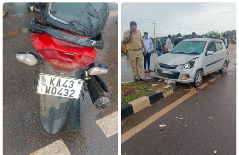 ದೊಡ್ಡಬಳ್ಳಾಪುರದಲ್ಲಿ ದುರಂತ: ರಸ್ತೆ ಕ್ರಾಸ್ ಮಾಡುತ್ತಿದ್ದ ಬೈಕ್‌ಗೆ ಕಾರು ಡಿಕ್ಕಿ, ಸವಾರ ಸಾವು!