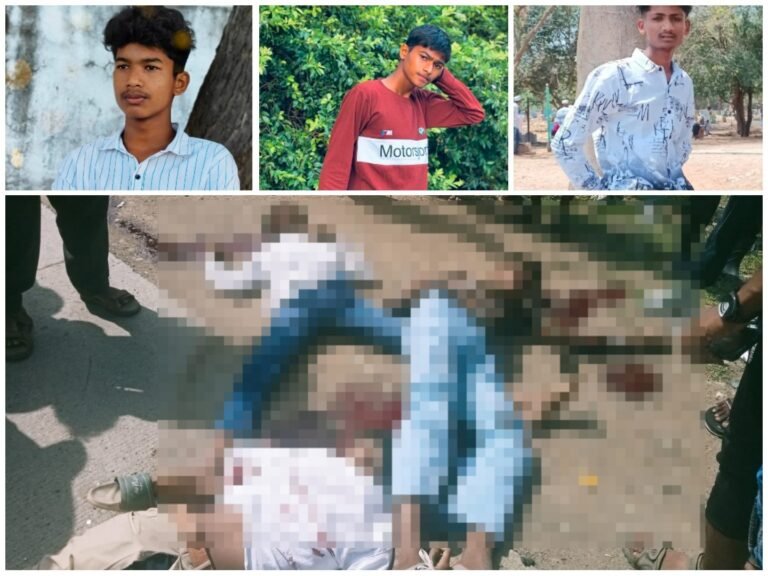 ಭೀಕರ ರಸ್ತೆ ಅಪಘಾತ; ನರಗುಂದದ ಮೂವರು ಯುವಕರು ಸ್ಥಳದಲ್ಲೇ ಸಾವು