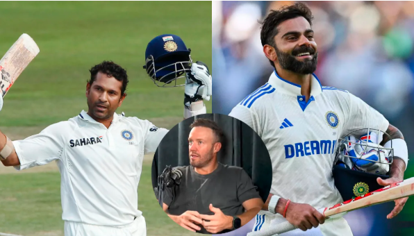 ವಿದೇಶಿ ಟೆಸ್ಟ್ʼಗಳಲ್ಲಿ ಸಚಿನ್ʼಗಿಂತ ಕೊಹ್ಲಿಯೇ ಬೆಸ್ಟ್: ಕ್ರಿಕೆಟ್ ದಿಗ್ಗಜರ ಹೋಲಿಕೆಯಲ್ಲಿ ಡಿವಿಲಿಯರ್ಸ್ ಕೊಟ್ಟ ಕಾರಣವೇನು?