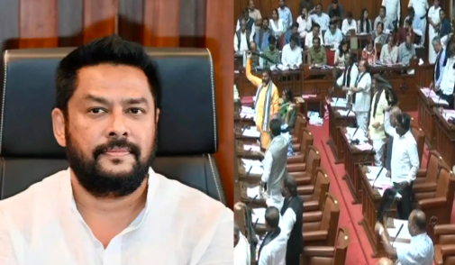 ಸಚಿವ ನಾಗೇಂದ್ರ ರಾಜೀನಾಮೆಗೆ ಪಟ್ಟು: ವಿಧಾನ ಪರಿಷತ್ʼನಲ್ಲಿ ವಿಪಕ್ಷಗಳ ಪ್ರತಿಭಟನೆ
