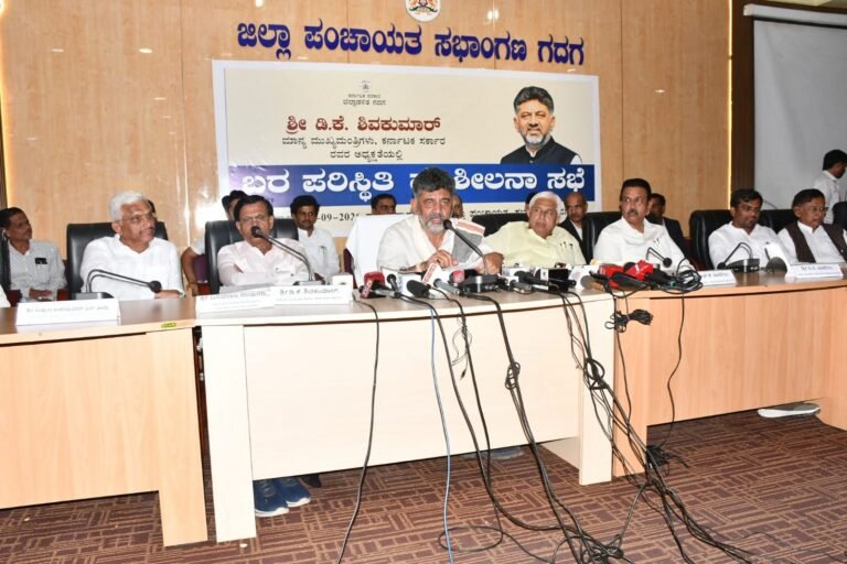ಗದಗ ಬರಕ್ಕೆ ಸಿಎಂ ಸ್ಪಂದನೆ: ಶೀಘ್ರವೇ ಎರಡನೇ ಹಂತದ ಬರಪೀಡಿತ ತಾಲೂಕುಗಳ ಪಟ್ಟಿ