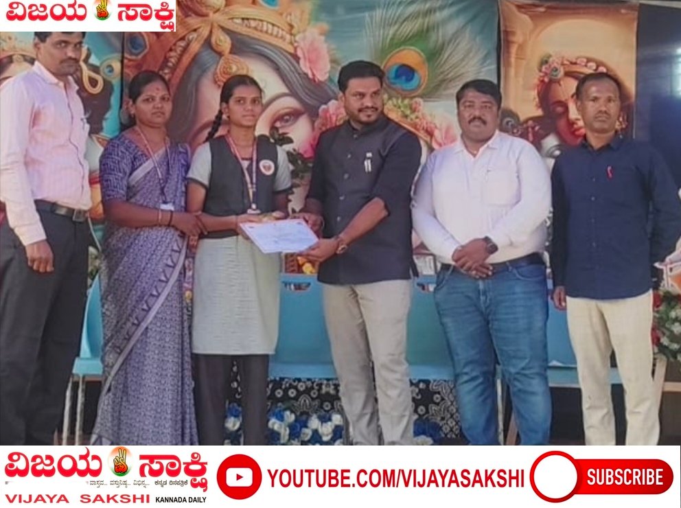 ಪೆನ್ನು ಹಿಡಿದು ವಲಯ ಮಟ್ಟದಲ್ಲಿ ಮಿಂಚಿದ ಶ್ರಾವಣಿ