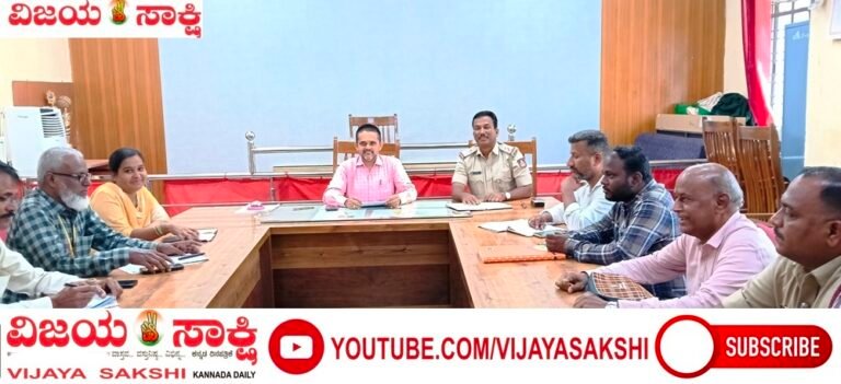 ಗಣೇಶೋತ್ಸವಕ್ಕೆ ಪಿಓಪಿ, ಡಿಜೆ ನಿಷೇಧ: ತಹಸೀಲ್ದಾರ್ ಕೆ. ರಾಘವೇಂದ್ರ ರಾವ್