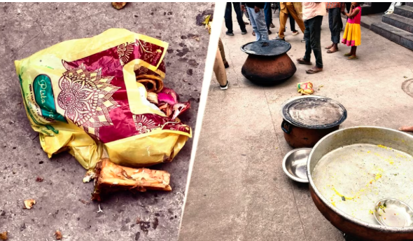 ಗಣೇಶ ವಿಸರ್ಜನಾ ಮೆರವಣಿಗೆ ವೇಳೆ ಕಿಡಿಗೇಡಿತನ: ಅಪಾರ್ಟ್ಮೆಂಟ್ʼನಿಂದ ಮಾಂಸ ಎಸೆದ ಮೂವರ ಬಂಧನ