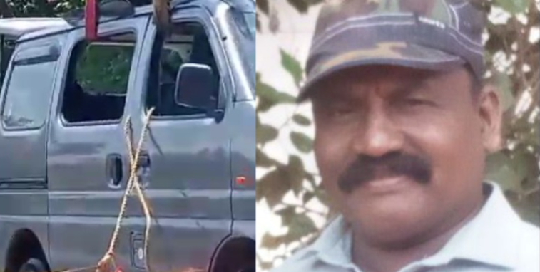 ನದಿಗೆ ಕಾರು ಬಿದ್ದು ಅವಘಡ: ನೀರಿಗೆ ಧುಮುಕಿ ಚಾಲಕ, ಮಗುವನ್ನು ರಕ್ಷಿಸಿದ ಮೀನುಗಾರ!