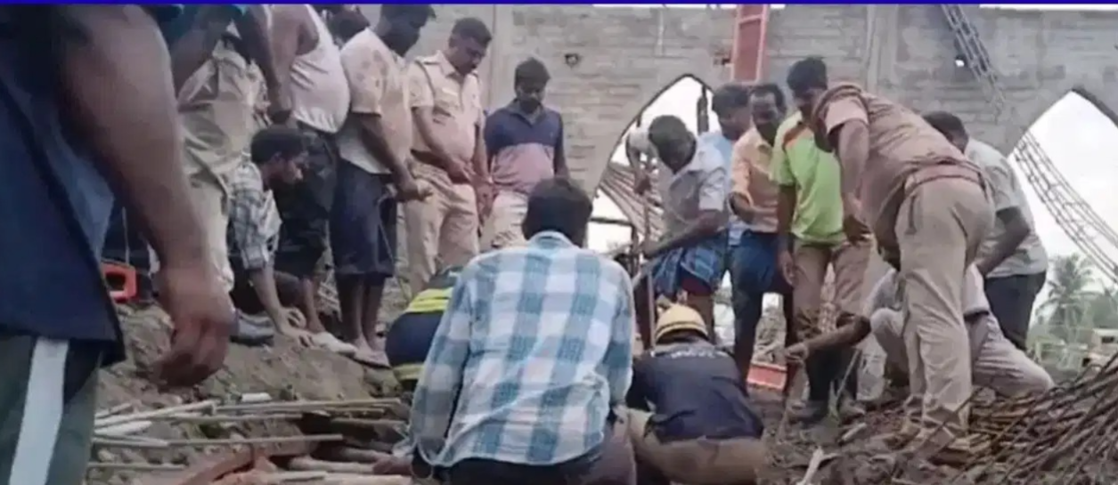 ನಿರ್ಮಾಣ ಹಂತದ ಚರ್ಚ್ ಛಾವಣಿ ಕುಸಿತ: ಮೂವರು ಕಾರ್ಮಿಕರು ಸಾವು!