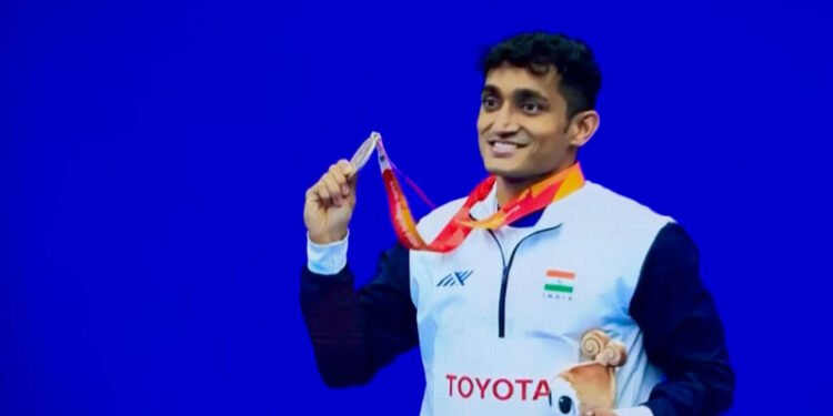 ಪ್ಯಾರಾ ಏಷ್ಯನ್ ಗೇಮ್ಸ್ನಲ್ಲಿ ಬೆಳಗಾವಿ ಯುವಕನಿಗೆ ಕಂಚಿನ ಪದಕ!