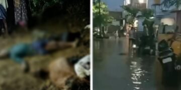ಧಾರಾಕಾರ ಮಳೆಗೆ ತತ್ತರಿಸಿದ ಗದಗ: ಸಿಡಿಲು ಬಡಿದು ಕುರಿಗಾಯಿ ಸಾವು, 5 ಆಡುಗಳು ಬಲಿ