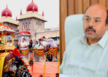 ದಸರಾ ಜಂಬೂಸವಾರಿಯಲ್ಲಿ ಶಿಷ್ಟಾಚಾರ ಉಲ್ಲಂಘನೆ ಆರೋಪ! ಸಿಎಂ ಪತ್ನಿ ಪುಷ್ಪಾರ್ಚನೆ ಸಮರ್ಥಿಸಿಕೊಂಡ ಸಚಿವ ಯತೀಂದ್ರ ಸಿದ್ದರಾಮಯ್ಯ