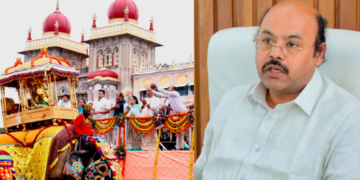 ದಸರಾ ಜಂಬೂಸವಾರಿಯಲ್ಲಿ ಶಿಷ್ಟಾಚಾರ ಉಲ್ಲಂಘನೆ ಆರೋಪ! ಸಿಎಂ ಪತ್ನಿ ಪುಷ್ಪಾರ್ಚನೆ ಸಮರ್ಥಿಸಿಕೊಂಡ ಸಚಿವ ಯತೀಂದ್ರ ಸಿದ್ದರಾಮಯ್ಯ