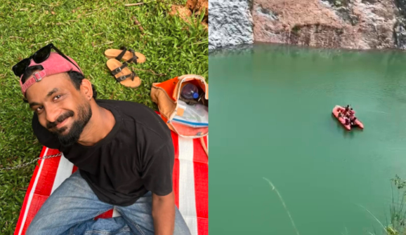ಟ್ರೆಕ್ಕಿಂಗ್ ವೇಳೆ ಕ್ವಾರಿ ನೀರಿನಲ್ಲಿ ಈಜಲು ಹೋದ ಟೆಕ್ಕಿ ನಾಪತ್ತೆ; ಅಗ್ನಿಶಾಮಕ ಸಿಬ್ಬಂದಿಯಿಂದ ಶೋಧಕಾರ್ಯ