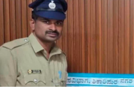 ಬೈಕ್ ಅಪಘಾತದಲ್ಲಿ ಗಾಯಗೊಂಡಿದ್ದ ಶಿಕಾರಿಪುರ ಠಾಣೆಯ ಹೆಡ್ ಕಾನ್ಸ್ಟೇಬಲ್ ಸಾವು!