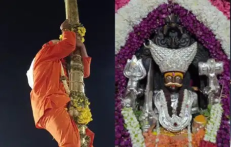 ಬೀರೂರು ಮೈಲಾರಲಿಂಗೇಶ್ವರ ಸ್ವಾಮಿ ಕಾರ್ಣಿಕೋತ್ಸವ ಸಂಪನ್ನ: ದಶರಥ ಪೂಜಾರ್ ನುಡಿದ ದೈವವಾಣಿ ಏನು?