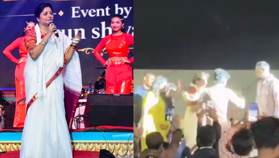 ನಟಿ ರಚಿತಾ ರಾಮ್ ಗೆ ಅಭಿಮಾನಿಯಿಂದ ಕಿರಿಕಿರಿ! ಸೆಲ್ಫಿ ನೆಪದಲ್ಲಿ ಹೆಗಲ ಮೇಲೆ ಕೈ ಹಾಕಿ ಎಳೆದಾಡಿದ ಯುವಕ