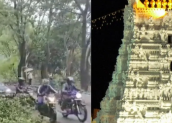 ತಿರುಮಲದಲ್ಲಿ ಭಾರೀ ಮಳೆ ಅಬ್ಬರ: ಜಲಾವೃತಗೊಂಡ ರಸ್ತೆಗಳು, ಭಕ್ತರಿಗೆ ಸಂಕಷ್ಟ!