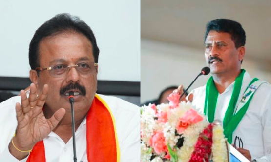 ತಾಕತ್ತಿದ್ದರೆ ಅಜ್ಜಯ್ಯನ ಮೇಲೆ ಆಣೆ ಮಾಡಿ: ಬಗರ್ʼಹುಕುಂ ವಿವಾದದಲ್ಲಿ ಚಲುವರಾಯಸ್ವಾಮಿಗೆ ಸುರೇಶ್ ಗೌಡ ಸವಾಲು
