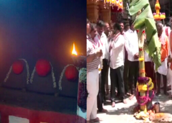ಹಾಸನಾಂಬೆ ಜಾತ್ರಾ ಮಹೋತ್ಸವಕ್ಕೆ ಅದ್ಧೂರಿ ಚಾಲನೆ! ಶಾಸ್ತ್ರೋಕ್ತವಾಗಿ ತೆರೆದ ದೇವಿಯ ಗರ್ಭಗುಡಿ ಬಾಗಿಲು, ಭಕ್ತರಲ್ಲಿ ಸಂಭ್ರಮ